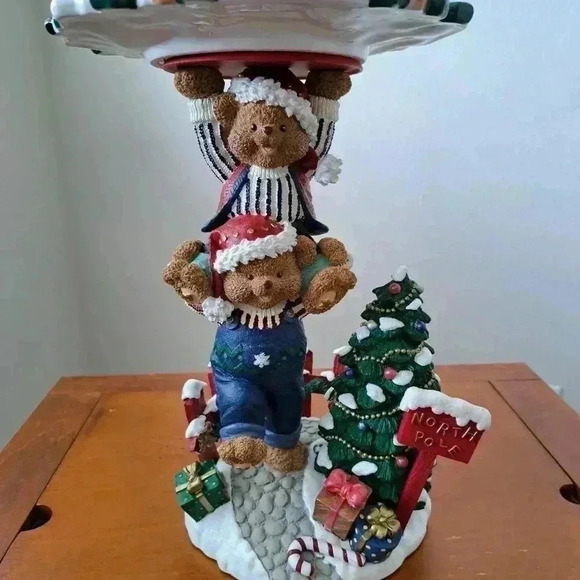 Christmas Cookies PLATE holder plus plate - Picture 5 of 6